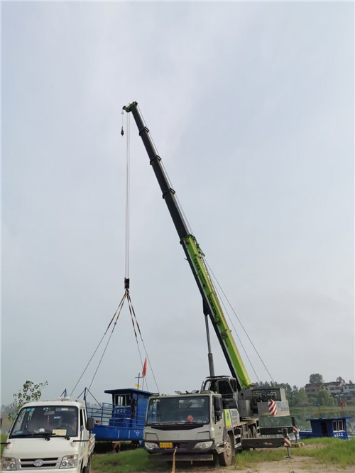 秦都区桥梁建设吊装案例